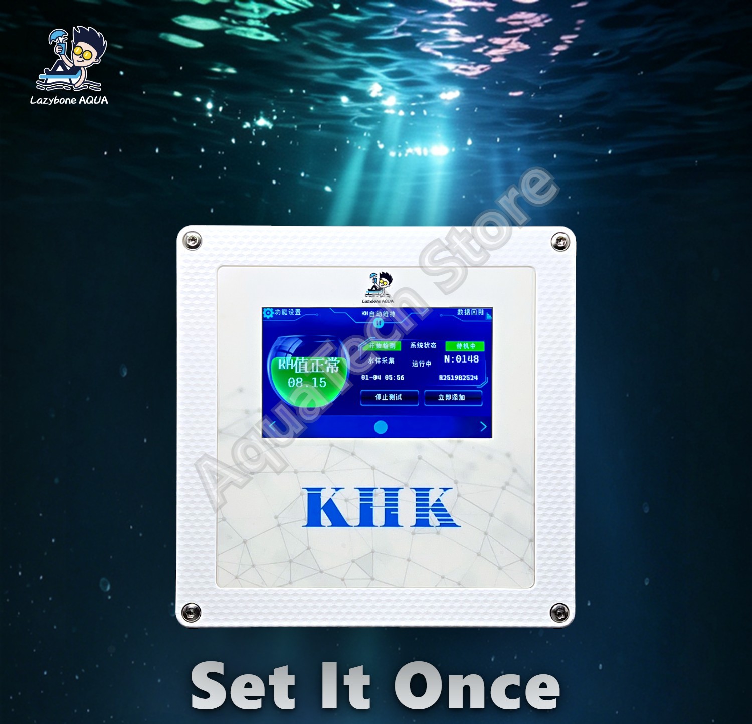 Marine Aquarium Alkalinity - Lazybone KHK KH Auto Maintainer, testeur