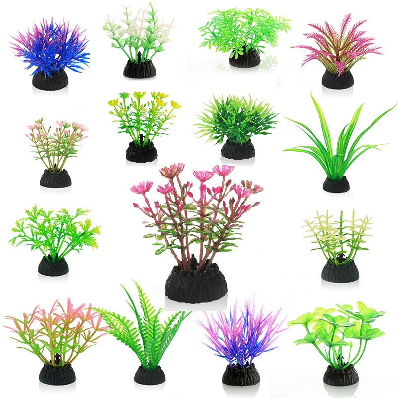 Marine Aquarium All In One - Simulation de plantes artificielles en PVC,