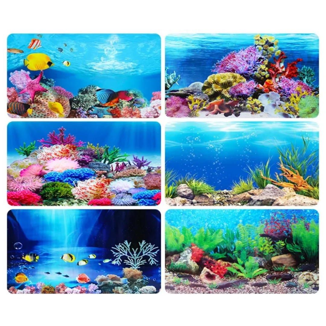 Autocollant 3D de Fond d'Aquar - Marine Aquarium All In One avis et prix