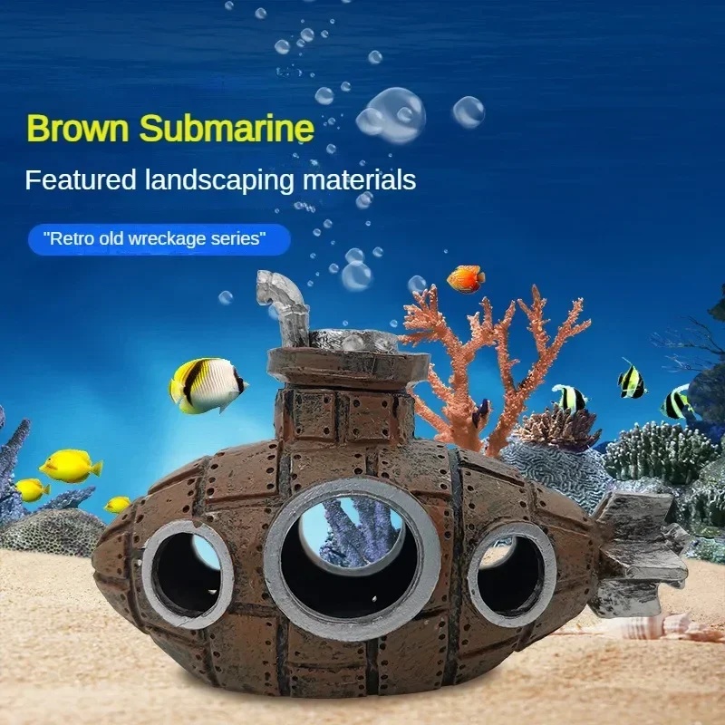 Ornements sous-marins en résin - Marine Aquarium All In One avis et prix